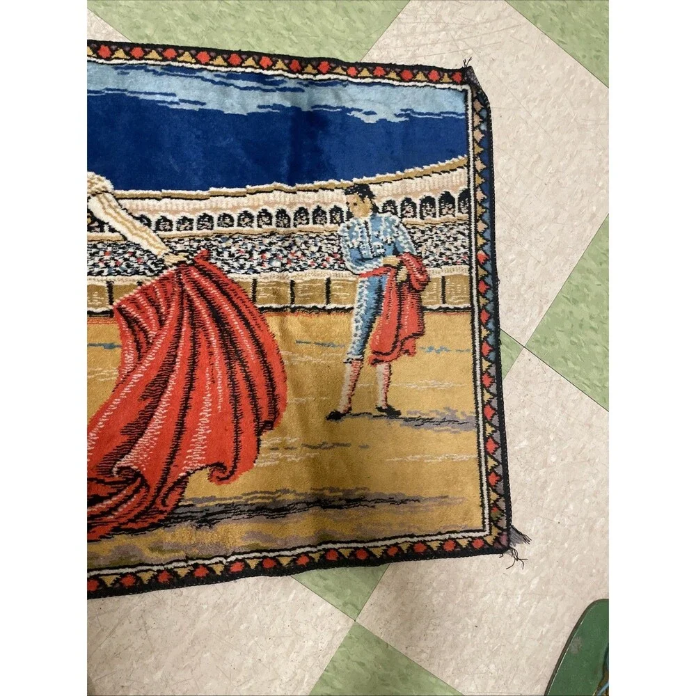 Vintage Matador Bull Fighting Tapestry  Wall Hanging Lost Boys Coat Style